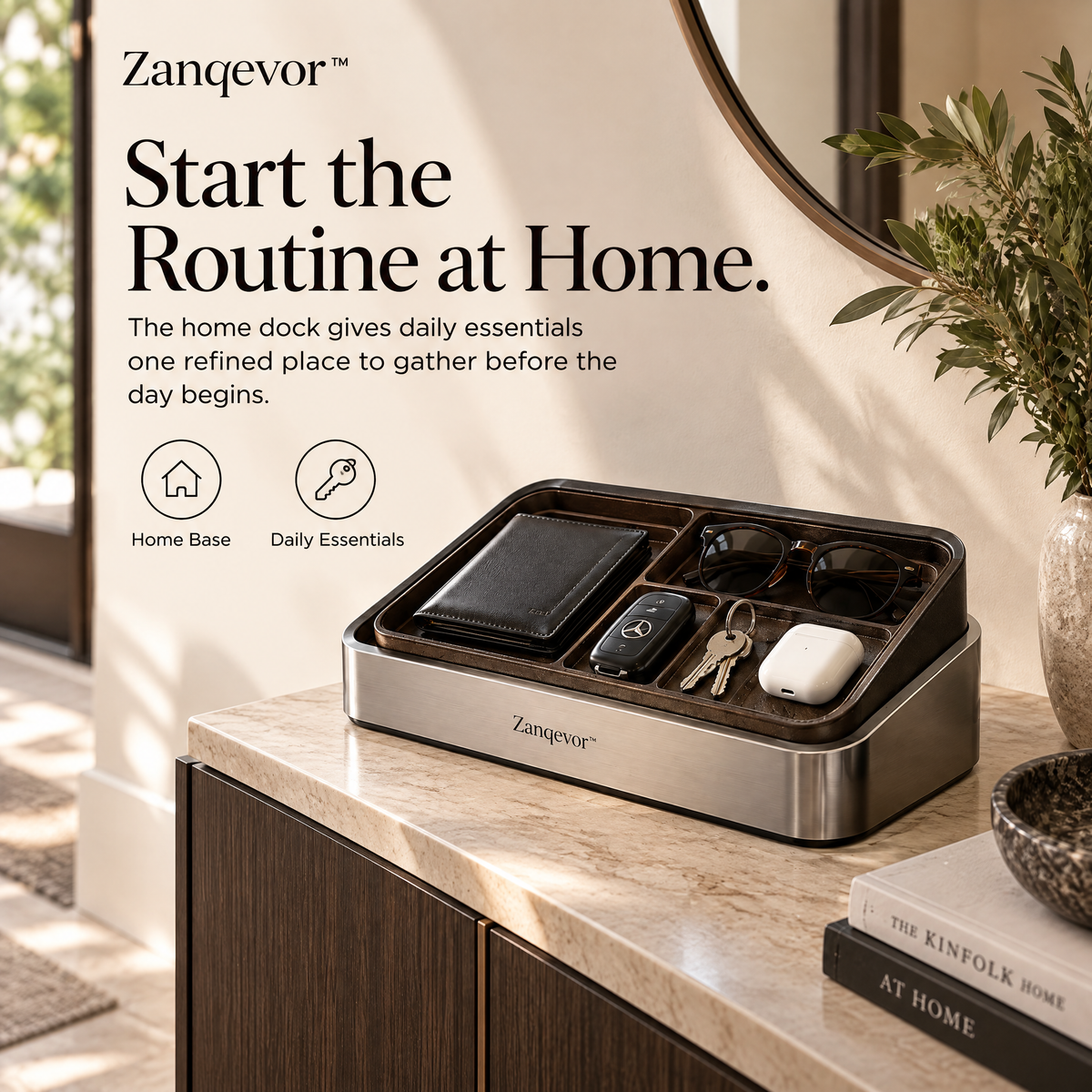 Zanqevor™ Home-to-Car Valet Dock