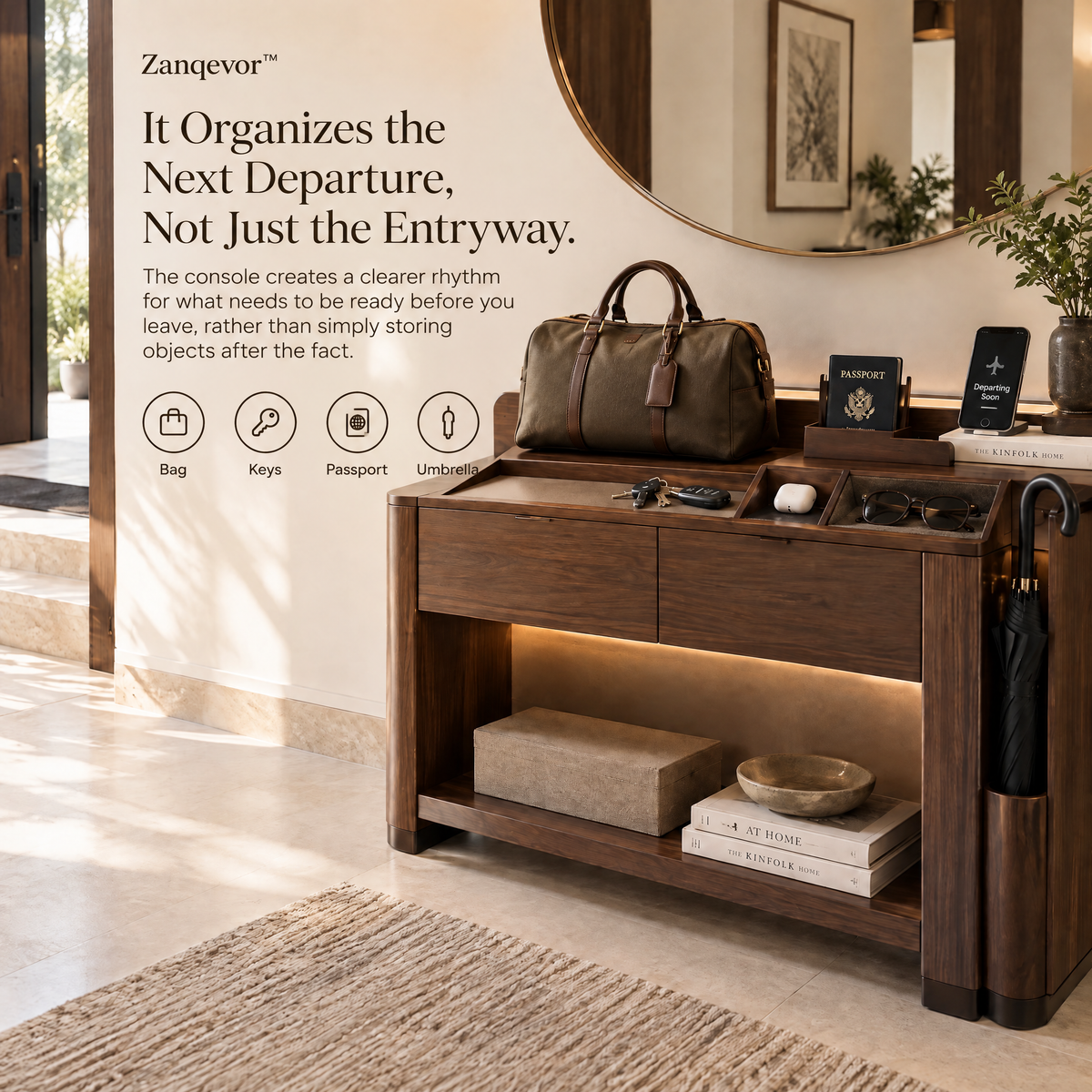 Zanqevor™ Home Departure Command Console