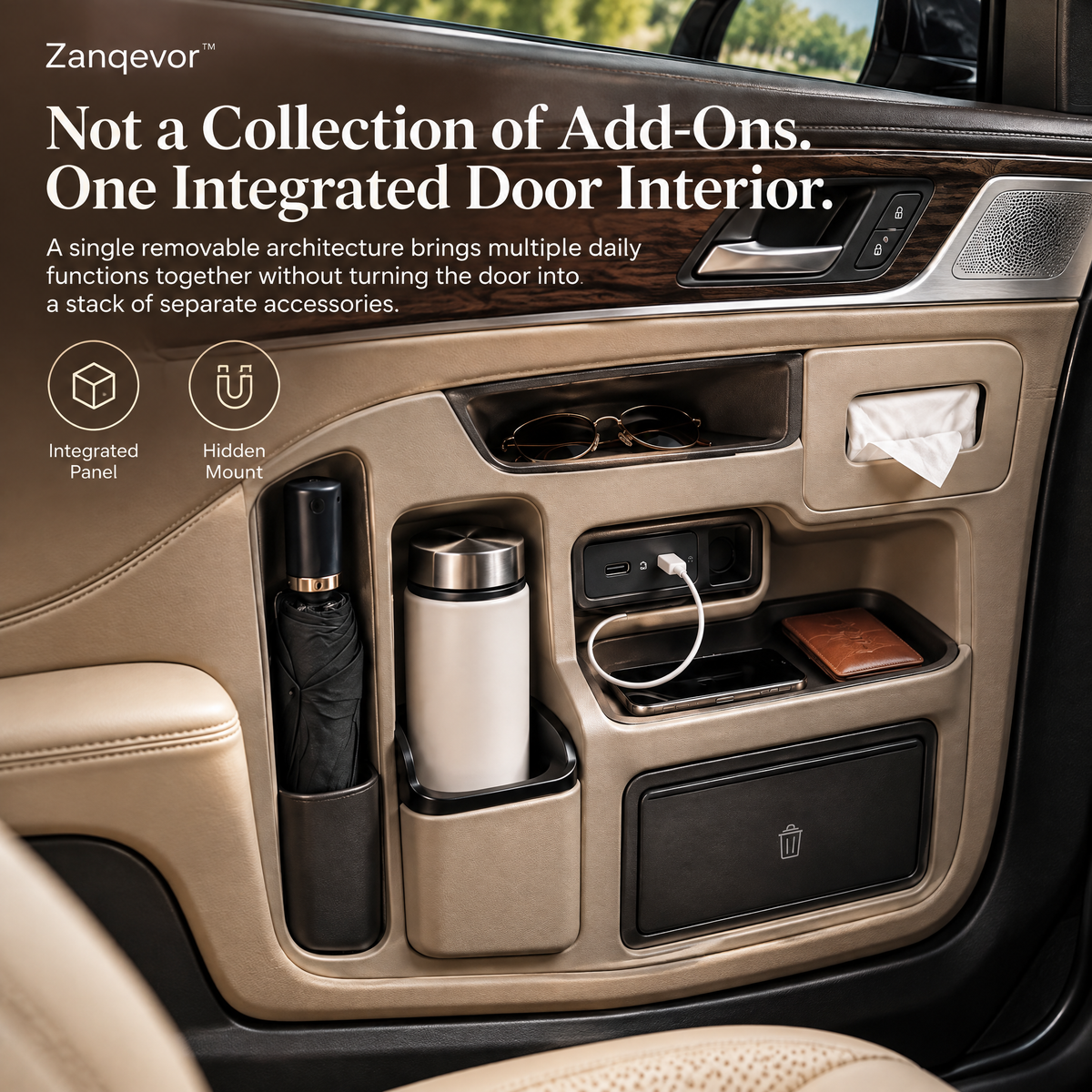 Zanqevor™ Car Door Lifestyle Insert