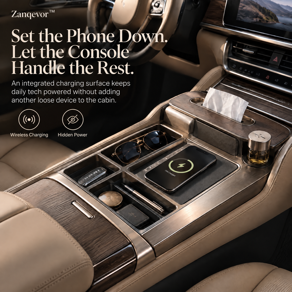 Zanqevor™ Luxury Car Cabin Reset Console