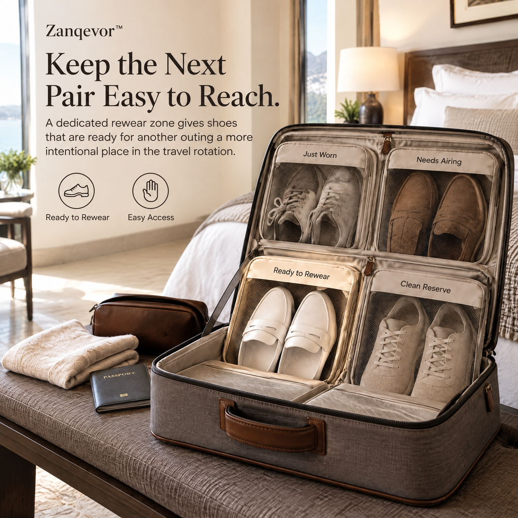 Zanqevor™ Travel Shoe Transition Case