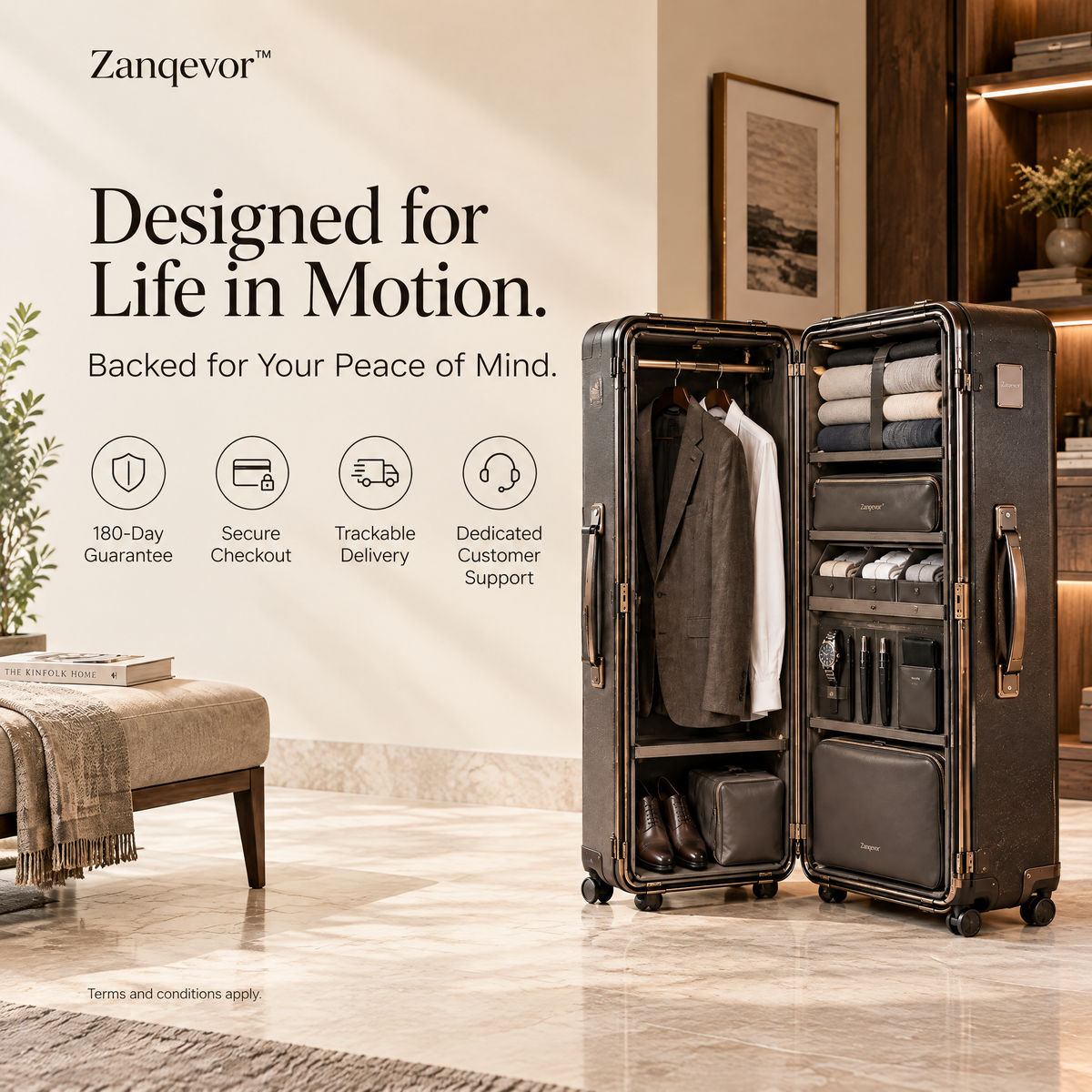 Zanqevor™ Travel Wardrobe Transfer Case