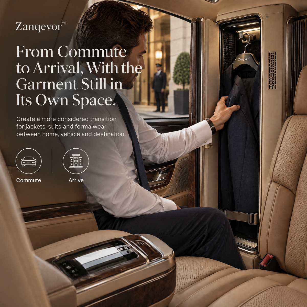 Zanqevor™ Vehicle Garment Climate Vault