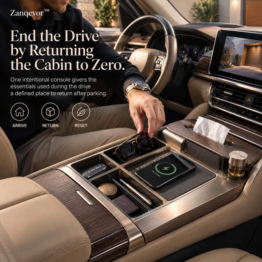 Zanqevor™ Luxury Car Cabin Reset Console