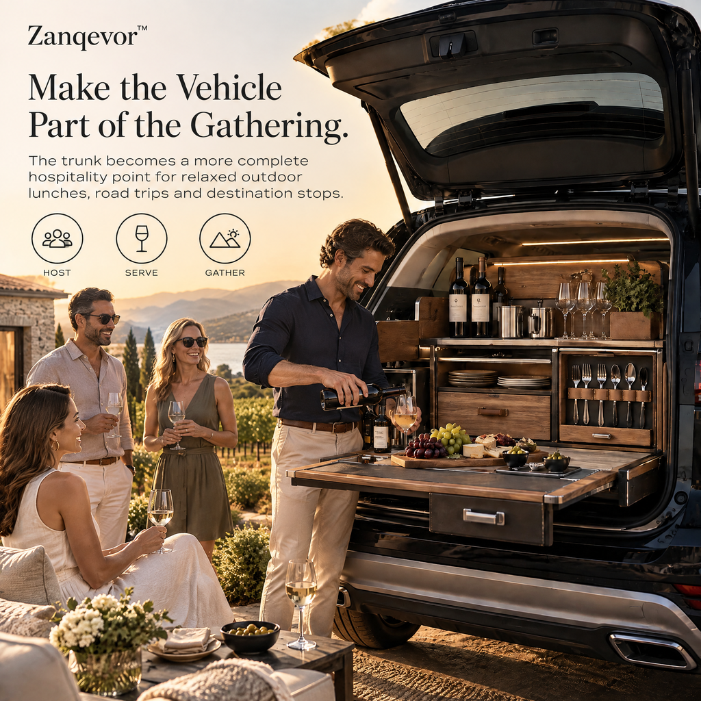 Zanqevor™ Vehicle Picnic Transformation Trunk