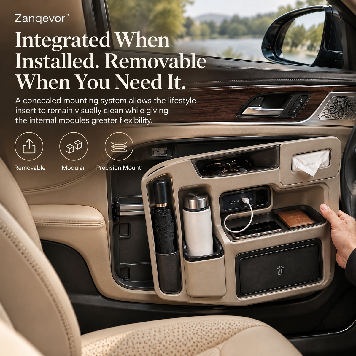 Zanqevor™ Car Door Lifestyle Insert