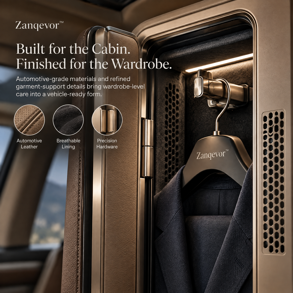 Zanqevor™ Vehicle Garment Climate Vault
