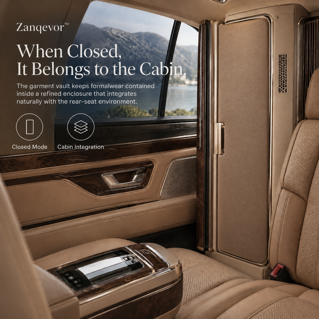 Zanqevor™ Vehicle Garment Climate Vault