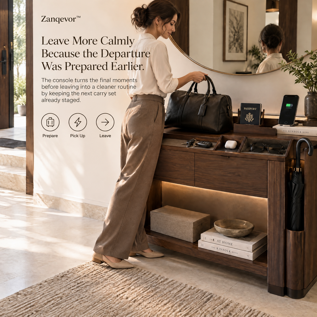 Zanqevor™ Home Departure Command Console