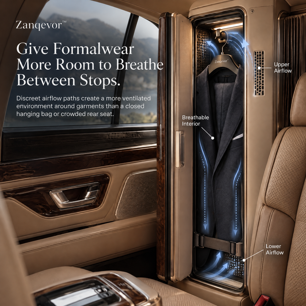 Zanqevor™ Vehicle Garment Climate Vault