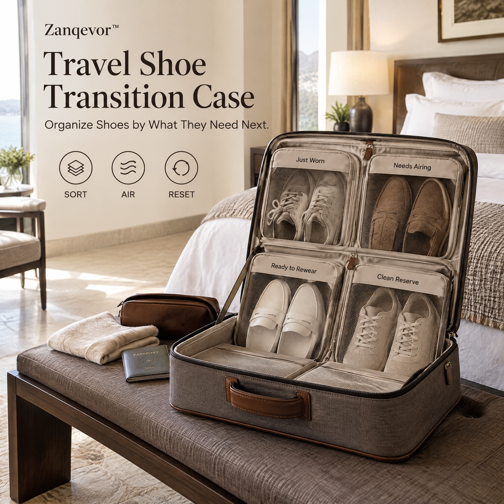 Zanqevor™ Travel Shoe Transition Case