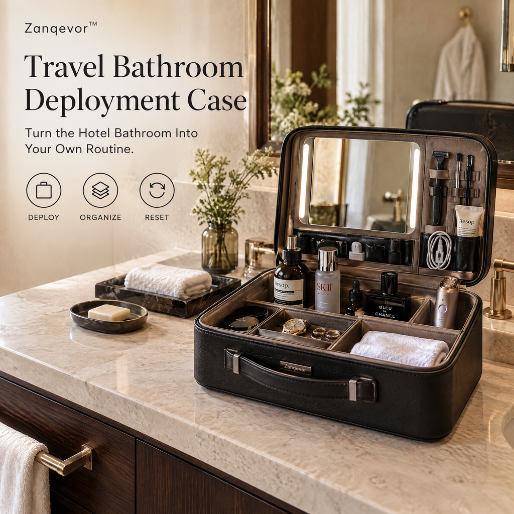 Zanqevor™ Travel Bathroom Deployment Case