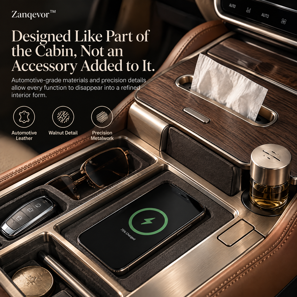 Zanqevor™ Luxury Car Cabin Reset Console