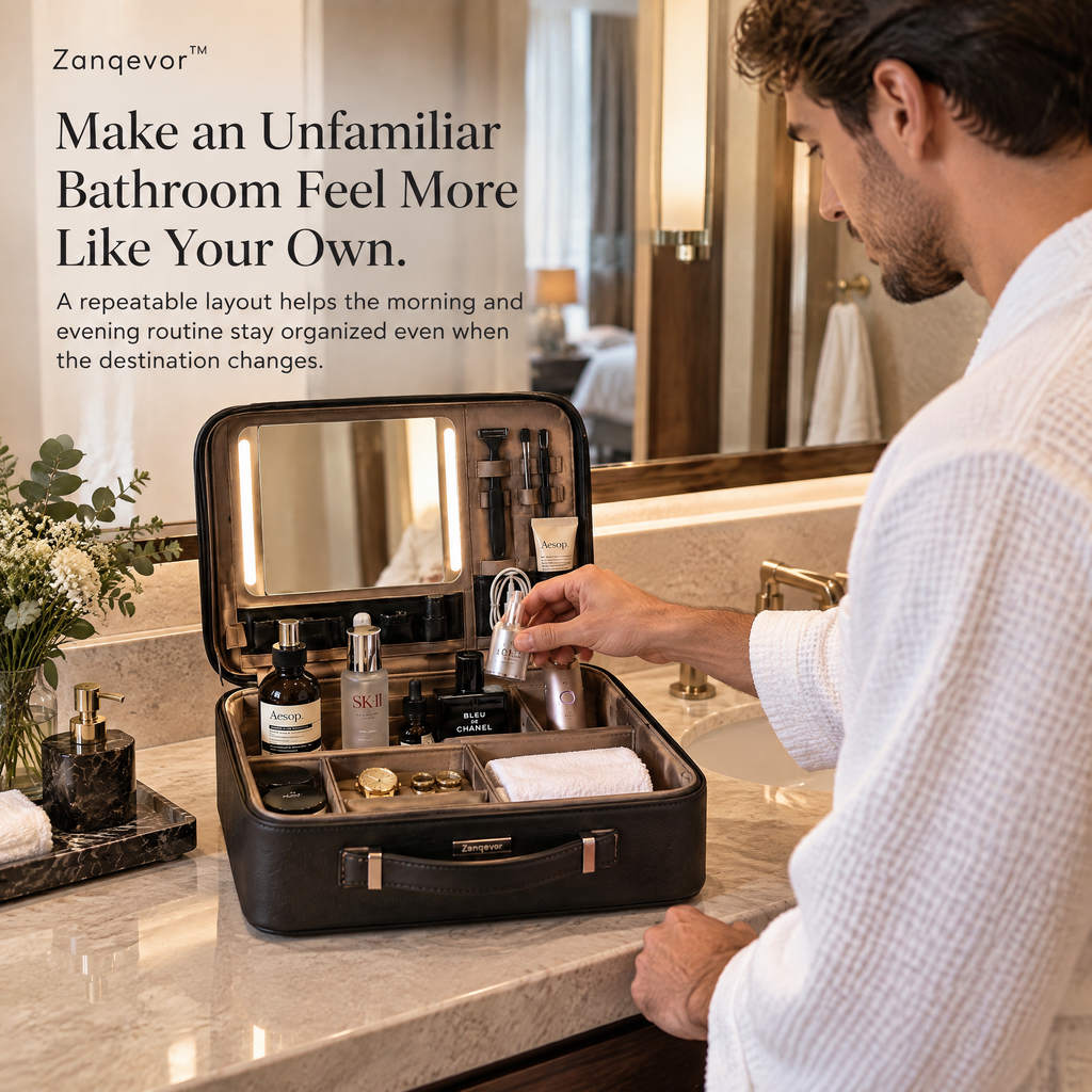 Zanqevor™ Travel Bathroom Deployment Case