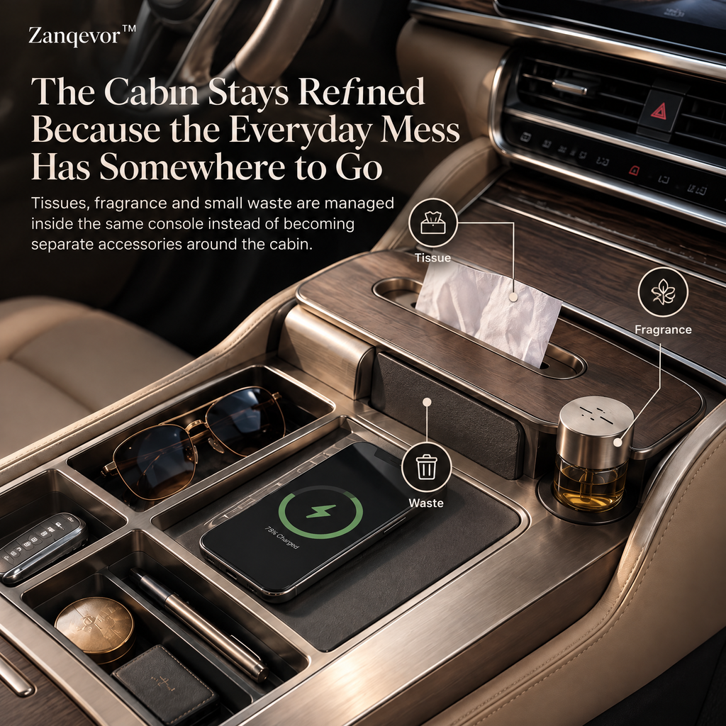 Zanqevor™ Luxury Car Cabin Reset Console