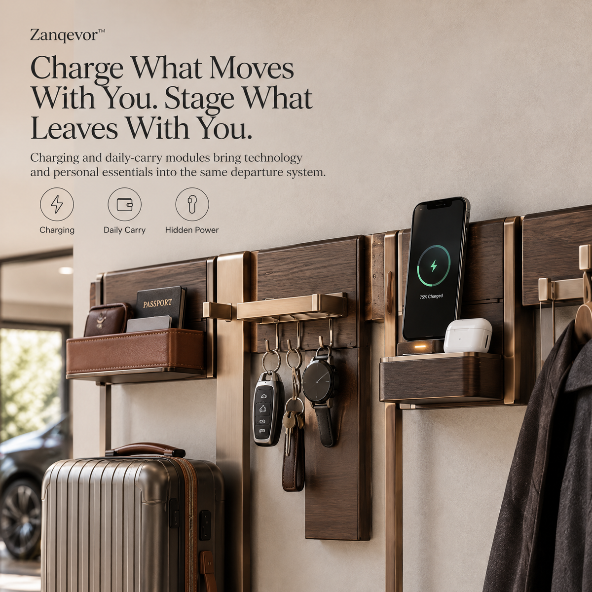 Zanqevor™ Modular Mobility Living Rail