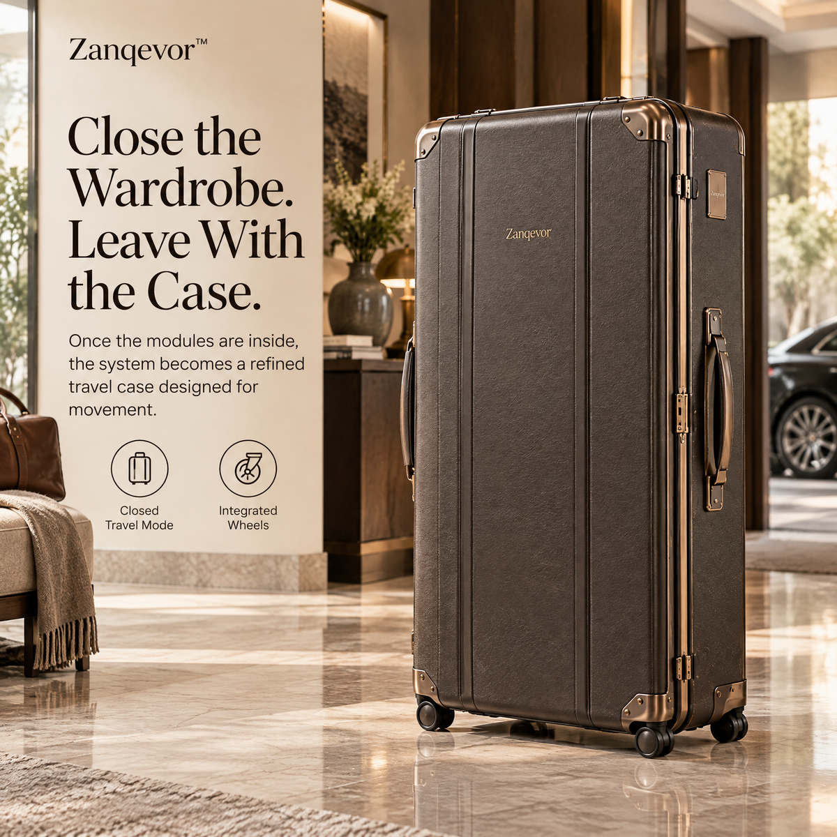 Zanqevor™ Travel Wardrobe Transfer Case