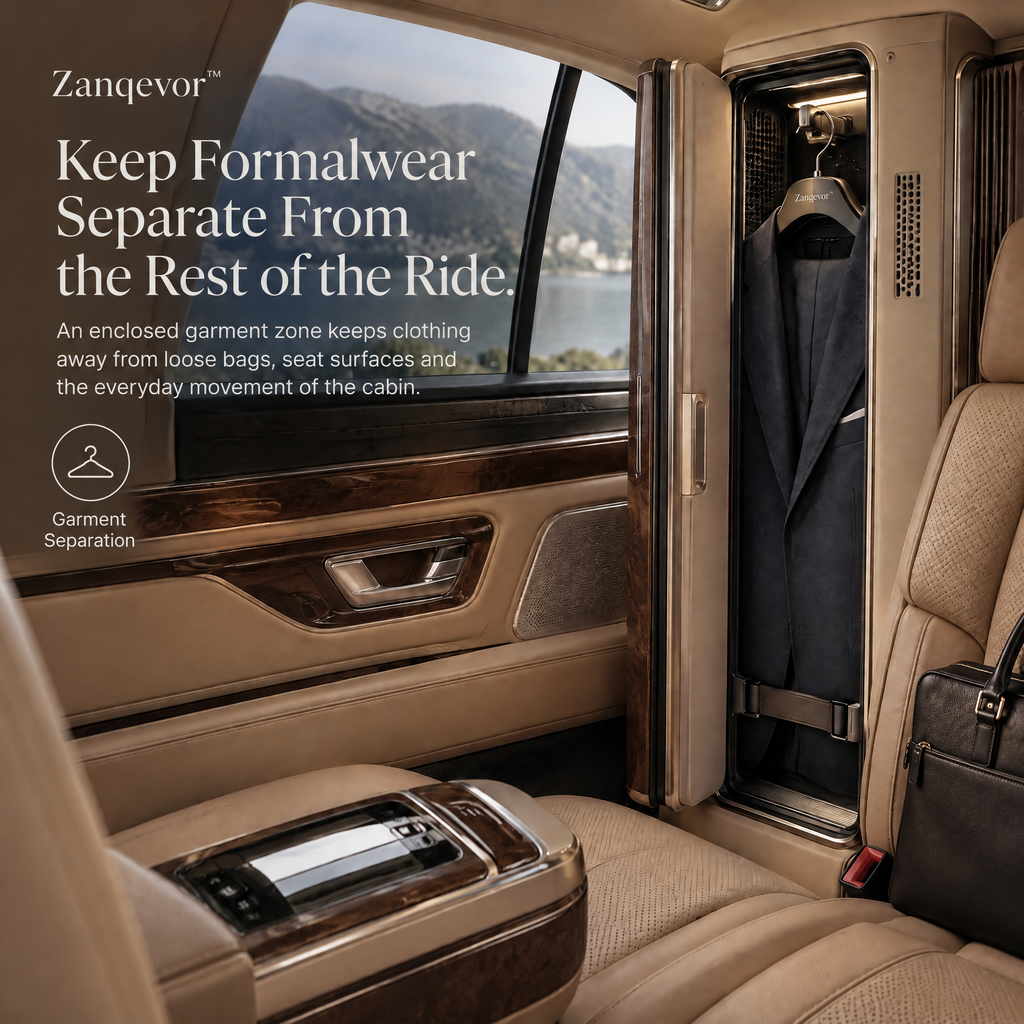 Zanqevor™ Vehicle Garment Climate Vault