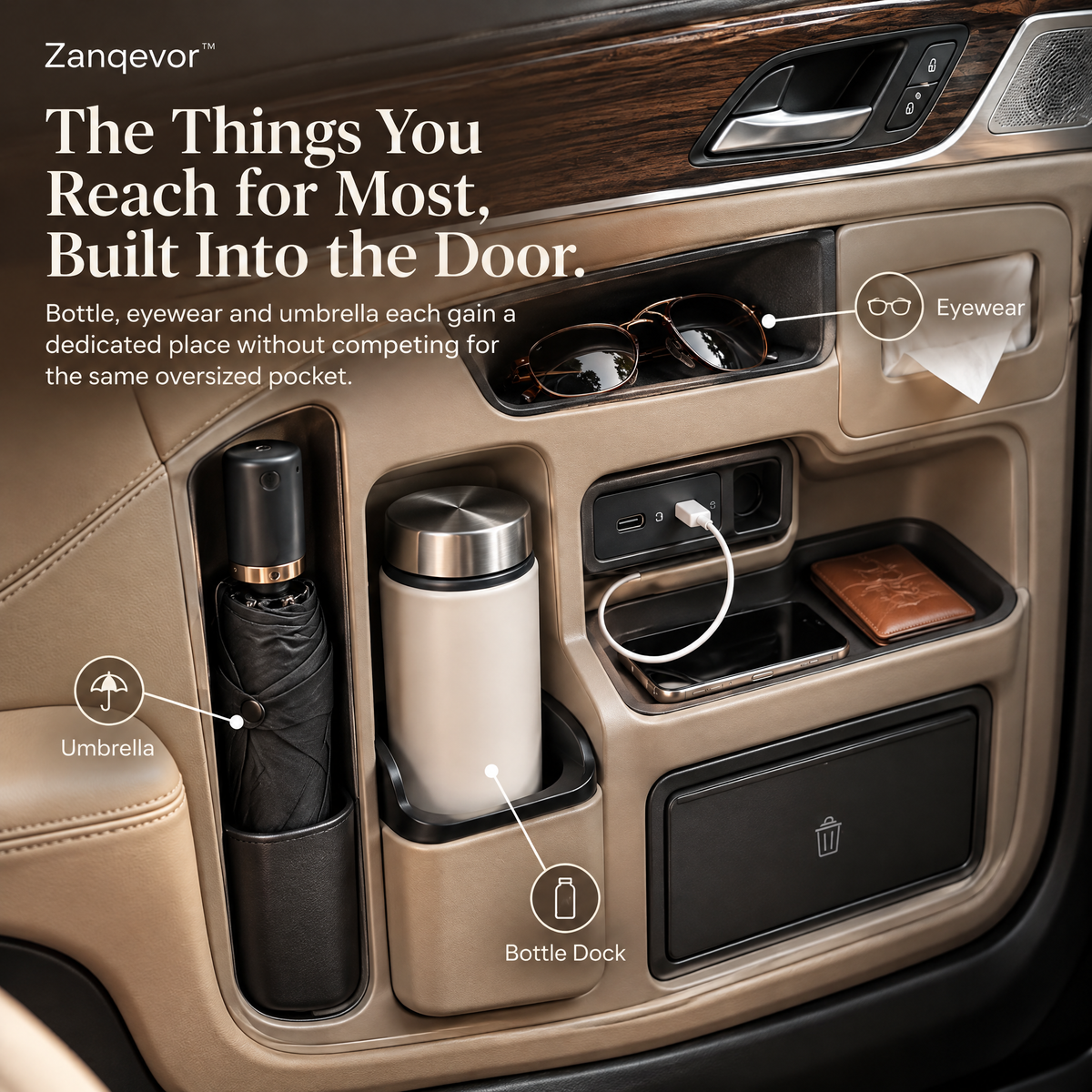 Zanqevor™ Car Door Lifestyle Insert