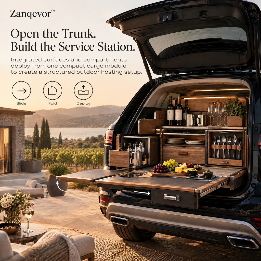 Zanqevor™ Vehicle Picnic Transformation Trunk