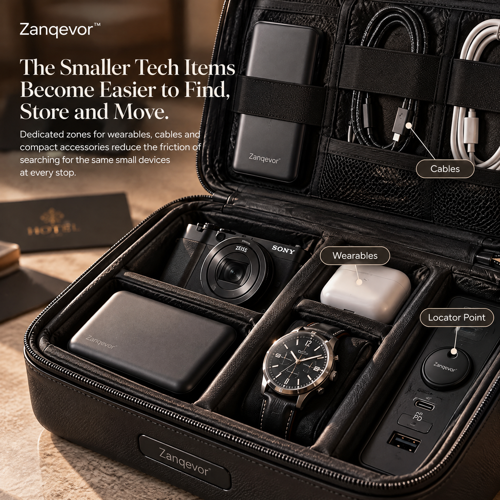 Zanqevor™ Car-to-Hotel Tech Vault