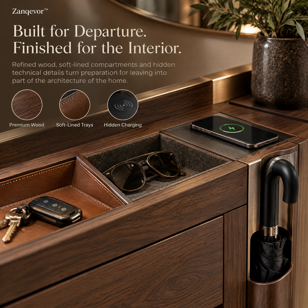 Zanqevor™ Home Departure Command Console